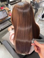 ジーナ 船橋(Zina)&nbsp;髪質改善＊ロングレイヤーグレーベージュ＊美髪【Zina船橋】