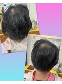 ショートレイヤーグラデーションボブ
