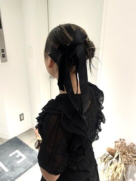 エイゾー 銀座(EIZO) リボンアレンジ / お呼ばれヘアセット
