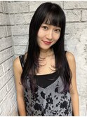 顔まわりポイントカラー