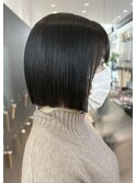 メルティカラー似合わせカットウェーブミディアム縮毛矯正ボブ