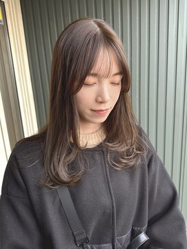 クラリス(CLARIS) レイヤーカット/オリーブブラウン