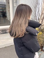 ヘアサロン ワンワールド(Hair Salon One World)&nbsp;バレイヤージュ風カラー