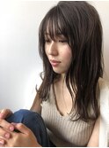 セミロング×ナチュラルブラウン☆