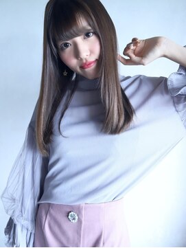 ヘアーデザイニング アルドール サラツヤ★王道ナチュラルストレートスタイル♪