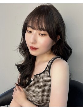 ボタン ハカタ(VOTAN hakata) ブラウン/ベージュ/前髪カット/韓国風巻き/韓国ヘア