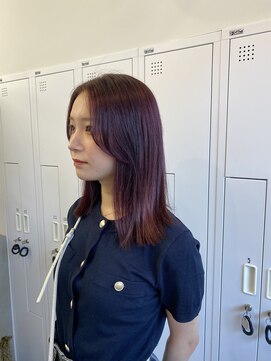 クリアーオブヘアー 池下店(clear OF HAIR) wine red color