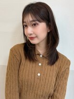 ポーチバイハニー オモテサンドウ(PORCH by HONEY omotesando)&nbsp;大人可愛いココアブラウン/バタフライカット/ハッシュカット3