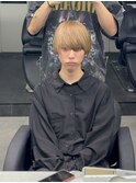 MEN’S HAIR/ブルーブラック/フェザーパーマ/渋谷