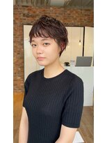 ホヌン 茅ヶ崎(Honnun) 動きのあるショート×パーマでナチュラルに/茅ヶ崎