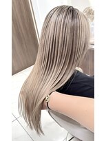 アッシュ 大宮店(Ash)&nbsp;ミルクティーベージュ髪質改善ハイライトバレイヤージュ