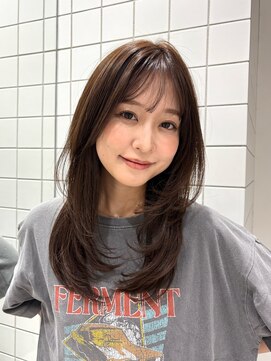 ソト 銀座(soto.) ミディアムヘア/暗めカラー/デザインカラー/レイヤーカット