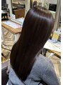 シエル 所沢プロぺ通り店(CIEL) 暗髪艶カラー/トリートメント/ストレートヘア