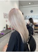 ハイライトバレイヤージュダブルカラーケアブリーチ20代30代40代