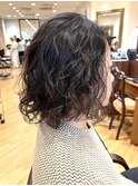 メンズパーマ スパイラルパーマ メンズヘア メンズボブ 銀座
