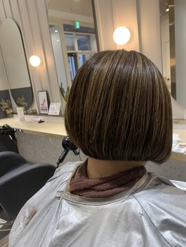 エイト オカチ 上野御徒町店(EIGHT okachi) 白髪ボカシ×ボブ