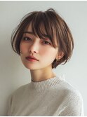 着物ヘア/大人ガーリー/ダークアッシュ/似合わせカット/大口子安