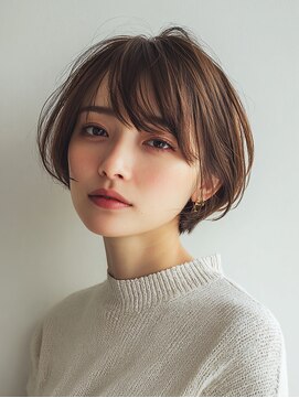 ロディーナコク 大口 新子安(rodina.coc) 着物ヘア/大人ガーリー/ダークアッシュ/似合わせカット/大口子安