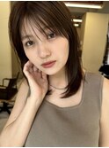 【MOMONE】控えめレイヤーワンカールレイヤーグレージュ表参道