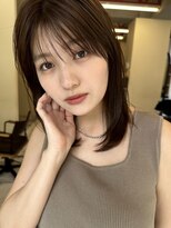 ソラ 表参道(SORA)&nbsp;【MOMONE】控えめレイヤーワンカールレイヤーグレージュ表参道