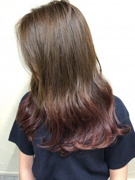 シュリット(schritt) 裾カラー*レッドバイオレット mutsuki