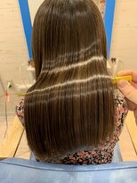 スローライフヘアーデザインアンドスパラウンジ(Slow life Hair design spa lounge)&nbsp;潤ツヤロング　高濃度水素質感矯正ミネコラ