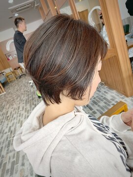 ビーチ ヘア メイク 綱島店(BEACH hair make) マッシュヘアー/シアーグレージュカラー/大人女子style/マロン