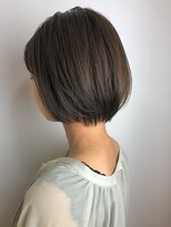 ヘア プロデュース キュオン(hair produce CUEON.) 伸ばしかけボブ×くすみベージュ