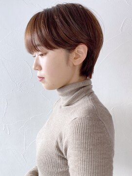 アイティー バイ アルバム 中野店(IT by ALBUM) マッシュショート_ショートパーマホワイトアッシュ_ba317011