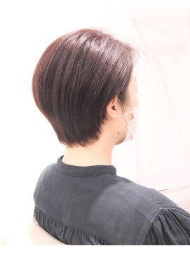 エンハンスヘアー(En hance hair) 暗髪×クールショート