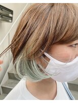 バローチェ 大阪 堀江(Barouche)&nbsp;ミントグリーン×マッシュボブ【Barouche/枝光孝悦】