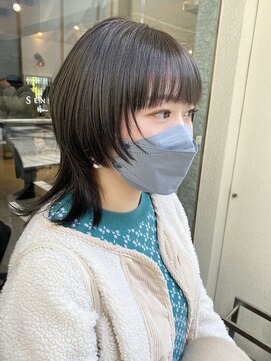 センスヘア(SENSE Hair) 顔まわりスッキリ!マッシュウルフ!