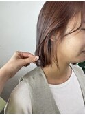 it.yui インナーハイライト カッパーオレンジ ボブ
