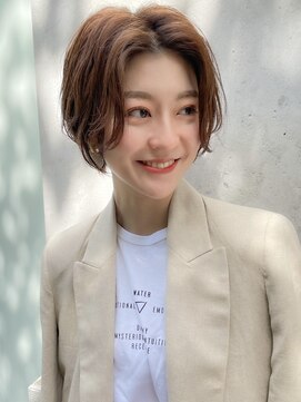 ロンド 銀座(Lond) 【銀座◇成田】大人かわいいココアベージュ小顔ショートボブ