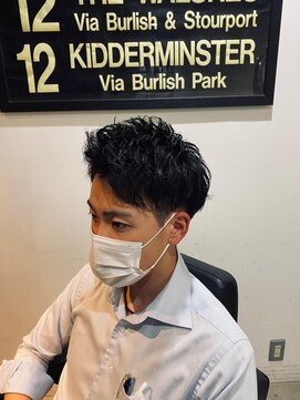 メンズサロン ウエストサイドカットクラブ(Men's West Side Cut Club) 2ブロック×ツイストピンパーマ