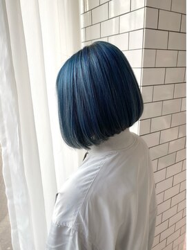 ヘアーアンドスパ フェリーチェ ミチ 野田屋町店(HAIR&SPA felice MICHI) 【felice MICHI 石井あすか】クリアブルー