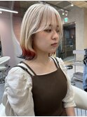 ◆  韓国大宮顔周りレイヤーカットウルフカットブリーチ