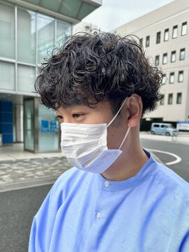 オーガニック アトリエ 大宮(organic+atelier) 波巻きスパイラルパーママッシュショート無造作パーマ刈り上げ