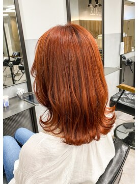 エイト 池袋店(EIGHT ikebukuro) 【EIGHT 池袋】ブリーチなし×透明感オレンジカラー