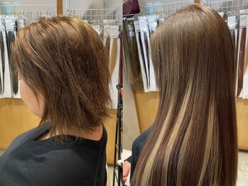 カラーワールド カンナヘアーメゾン(color world canna hair maison)の写真/【庄内/駅徒歩30秒】自然に馴染む自慢の毛質◎地毛まで綺麗に見える馴染み感にやみつき◇―color world―