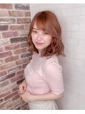【デュアプレ】ピンクボブ 似合わせカット/髪質改善