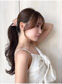 ＊20代30代40代◎結んだ時もかわいい小顔顔まわり前髪新宿