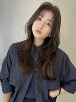 トイ(TOI)&nbsp;ロングレイヤーカット/2wayバング/グレージュ