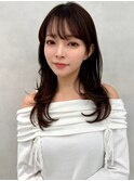 レイヤー/ネビージュ/韓国ヘア/イメチェン/縮毛矯正/調布