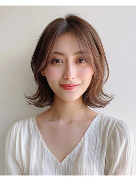 アノ たまプラーザ(ano) 大人のこなれ感あふれる外ハネミディアムボブ