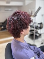 エフフォーユアヘアー(F for your hair)&nbsp;メンズパーマ レッドカラー