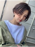 ボーイッシュショート☆大人ブラウン☆AMU☆