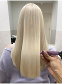 ホワイトブロンド　ブリーチ3回以上