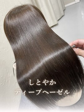 アイコニック 豊田店(ICONIQ) 【髪質改善カラーエステ】艶髪/しとやかディープヘーゼル