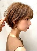 似合わせカット30代40代50代ショートボブくびれレイヤーカット